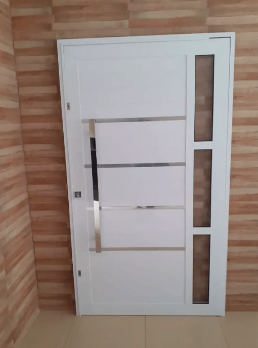 porta vidro branco